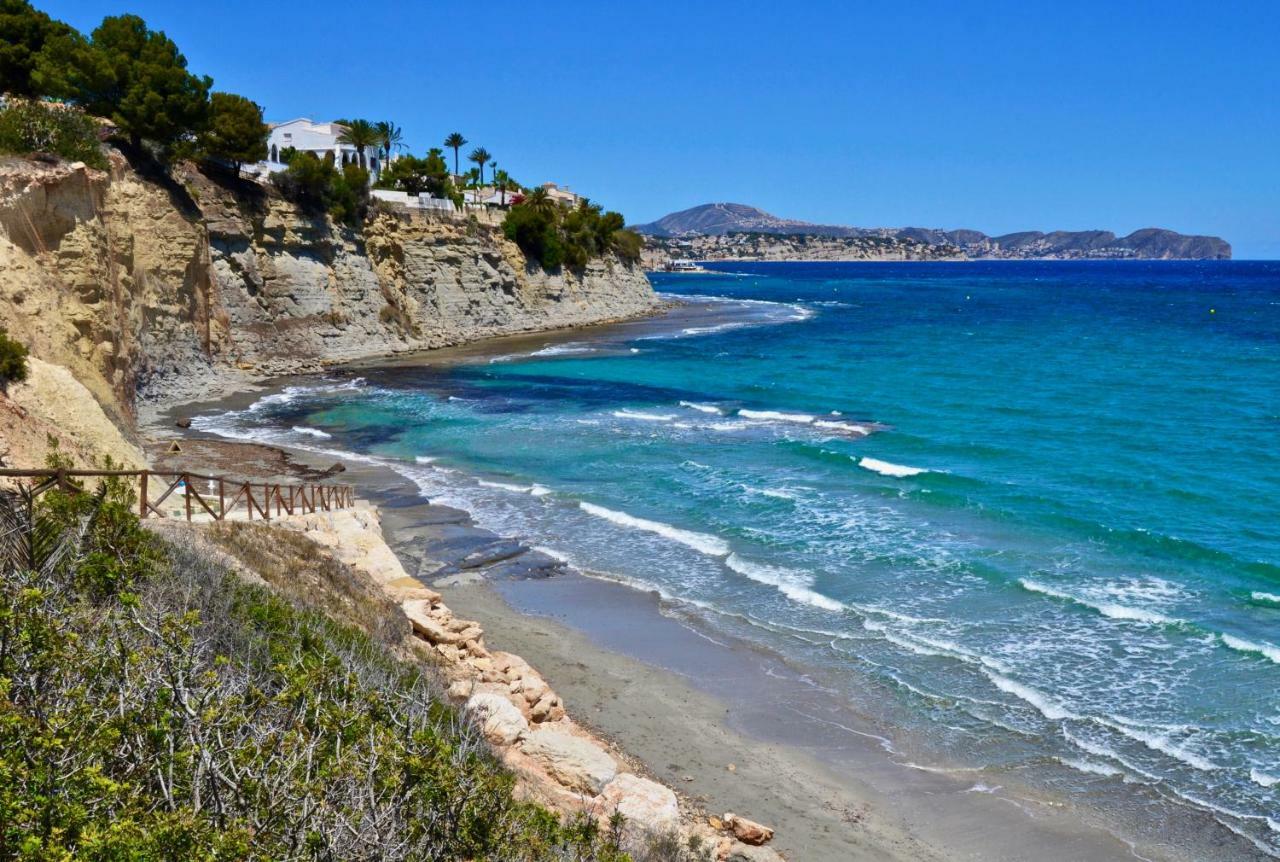 Вилла Calalga Сasa Frente A La Playa Con Piscina Privada Кальпе Экстерьер фото