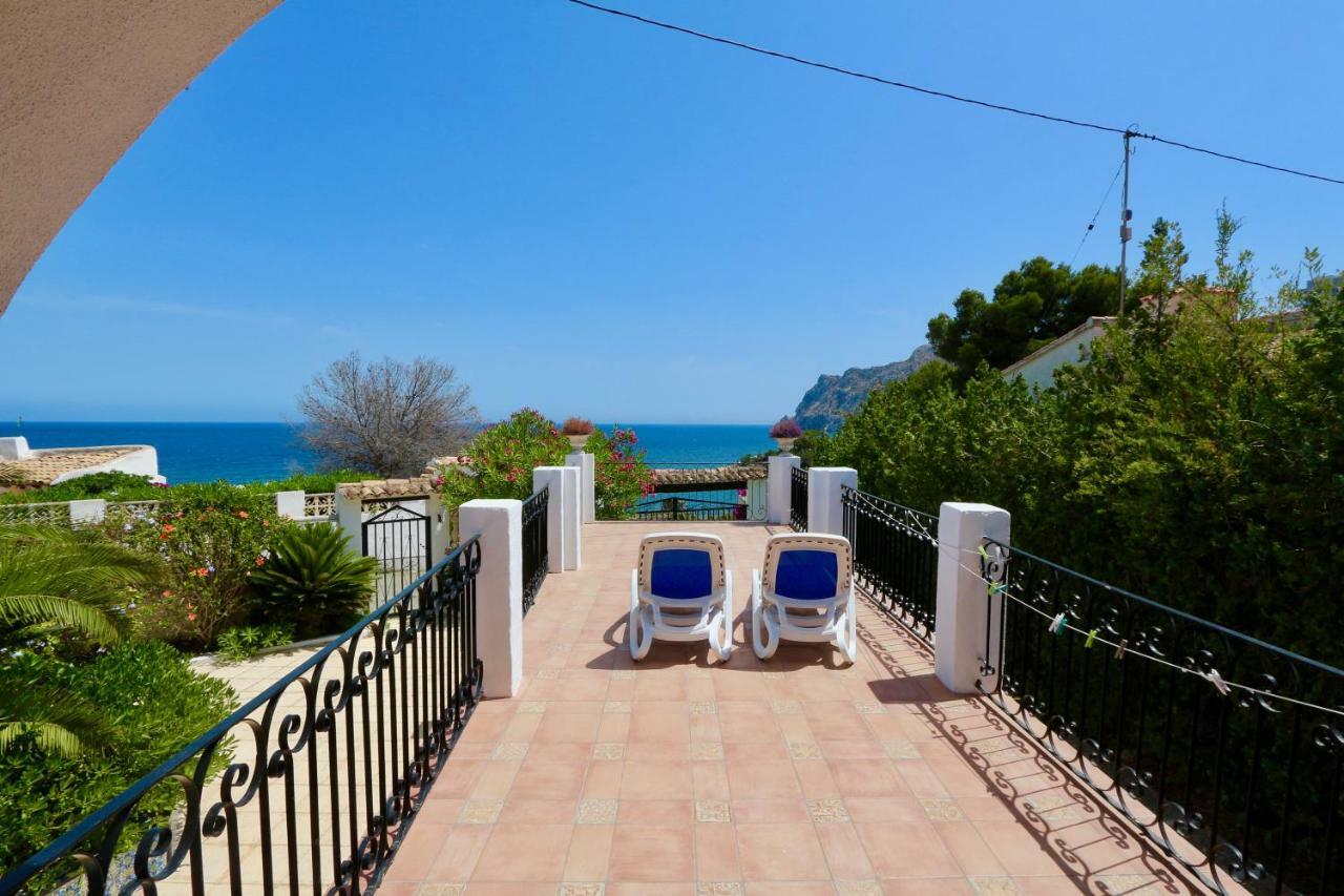 Вилла Calalga Сasa Frente A La Playa Con Piscina Privada Кальпе Экстерьер фото