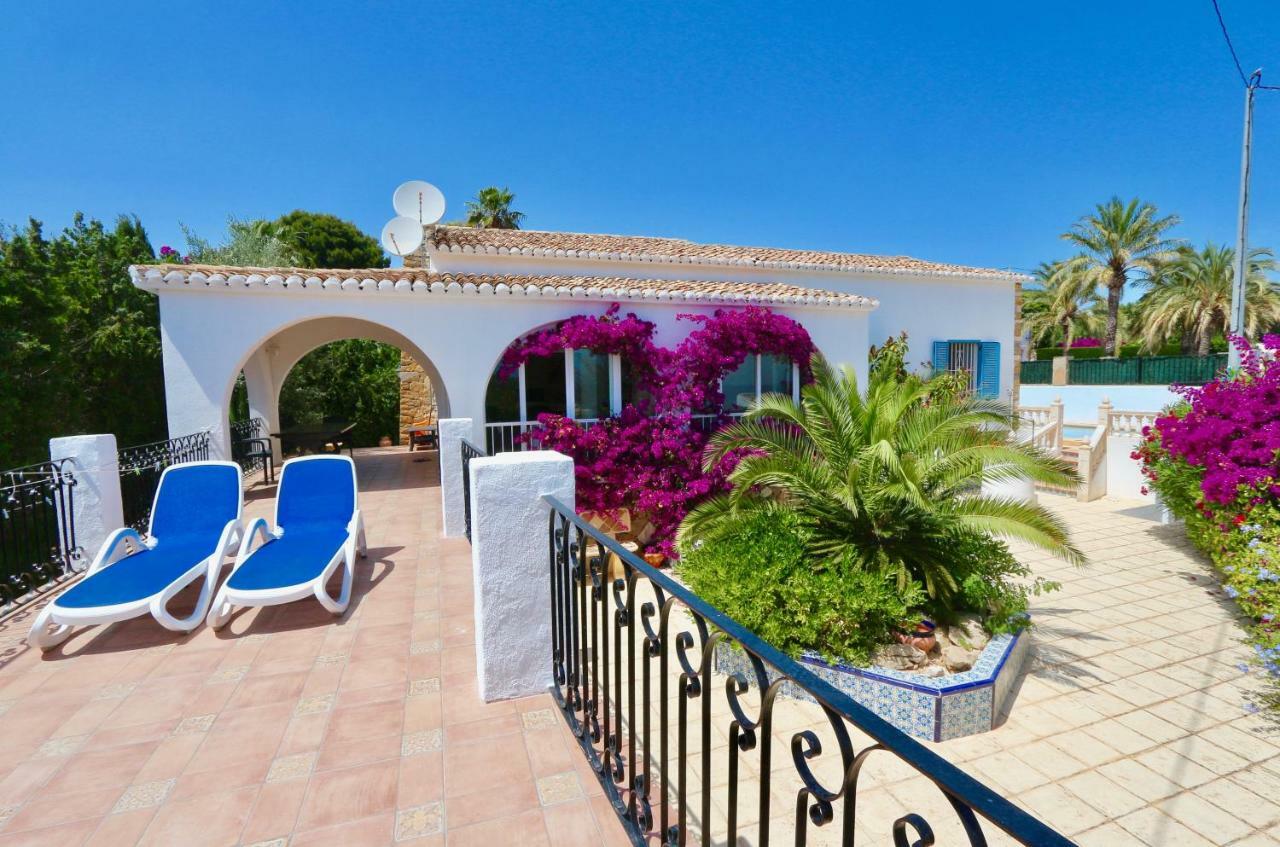 Вилла Calalga Сasa Frente A La Playa Con Piscina Privada Кальпе Экстерьер фото