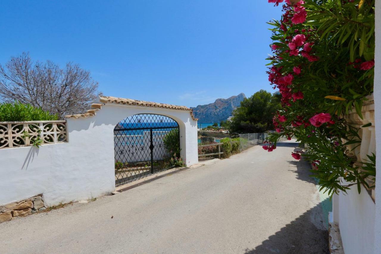 Вилла Calalga Сasa Frente A La Playa Con Piscina Privada Кальпе Экстерьер фото